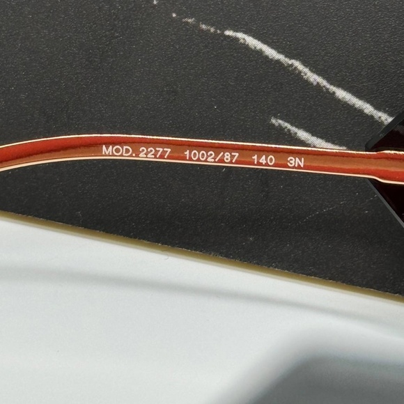 NEW MOD 2277 1002/87 VERSACE BLACK RIMLESS SQUARE VE2277 100287 WOMEN SUNGLASSES - Picture 9 of 11